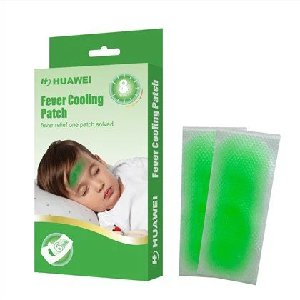 Kühlungsgelpatches für Fieberbeschwerden abkühlen